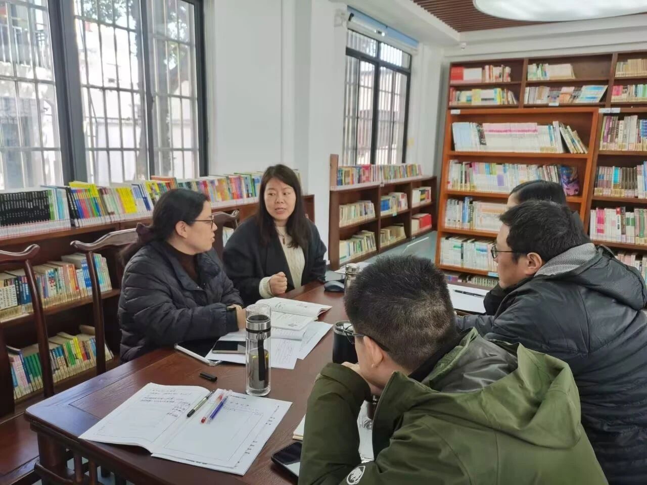 春启教研路，指导伴成长——区教研员莅临我校开展开学教学调研指导